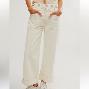 Free People Palmer Cuffed Jean Size 28 W